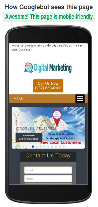 Mobile Websites and Optimization in Dayton Ohio by Dayton Digital Marketing Services